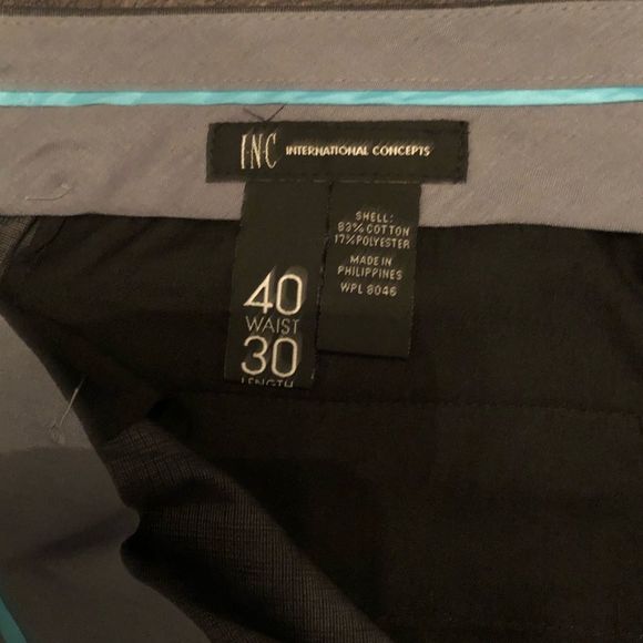 INC International‎ Concepts Dress Pants Size 40/30 - Picture 6 of 7